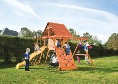 Parrot Island Playcenter w/ Wood Roof
