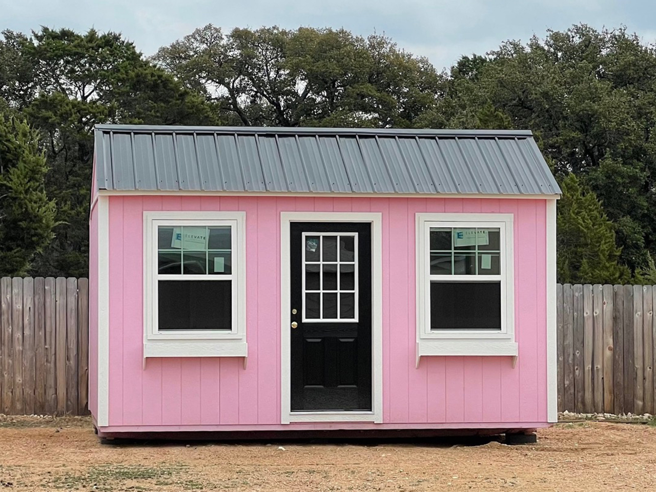 Texas Lelands Painted Garden Shed, Home Office, Home Gym, She Shed, Man Cave