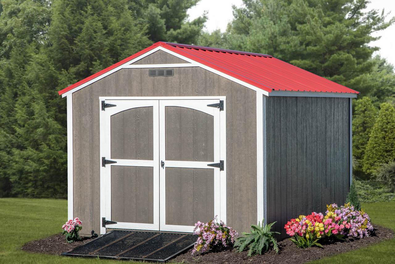 Texas Lelands Painted Utility Shed, Home Office, Home Gym, She Shed, Man Cave