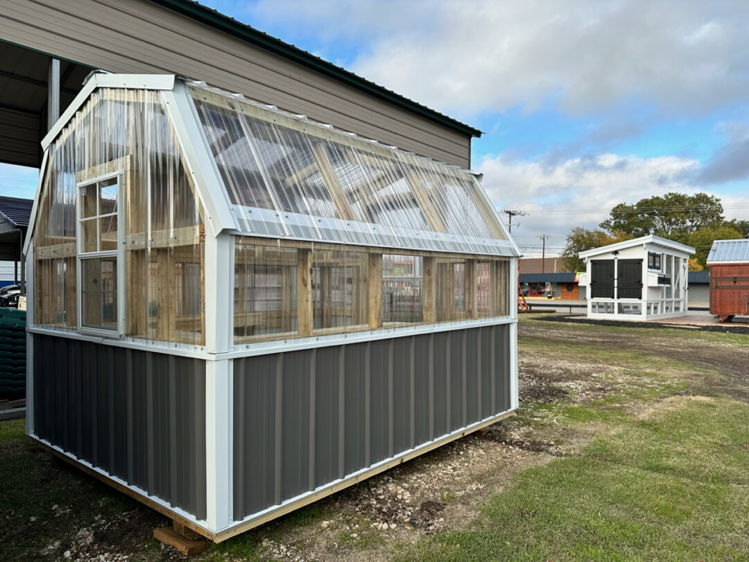 Gambrel Greenhouse Shed - Farm + Yard Of Central Texas