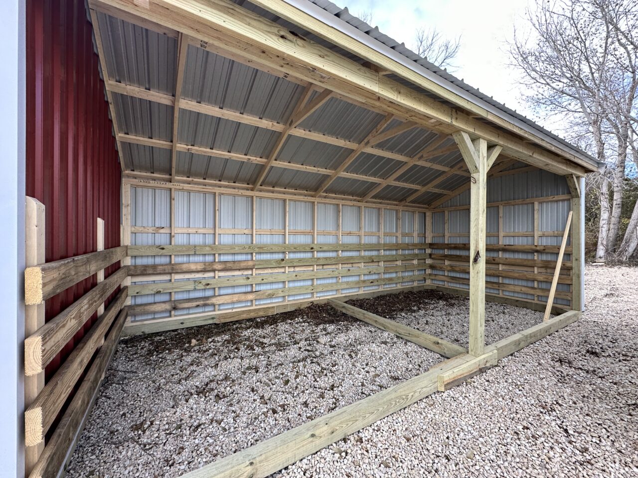 Loafing Shed with Tack Room Built to Last - FARM + YARD