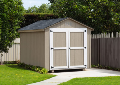 Texas Lelands Painted Basic Shed, Home Office, Home Gym, She Shed, Man Cave, Backyard Shed