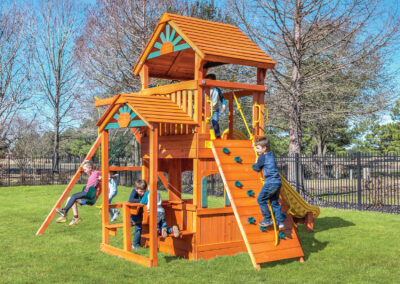 Parrot Island Fort XL with Snack Bar & Playhouse Panels